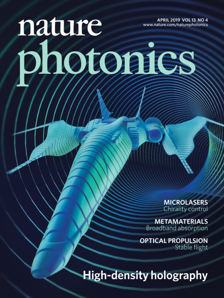 On the Cover of Nature Photonics
