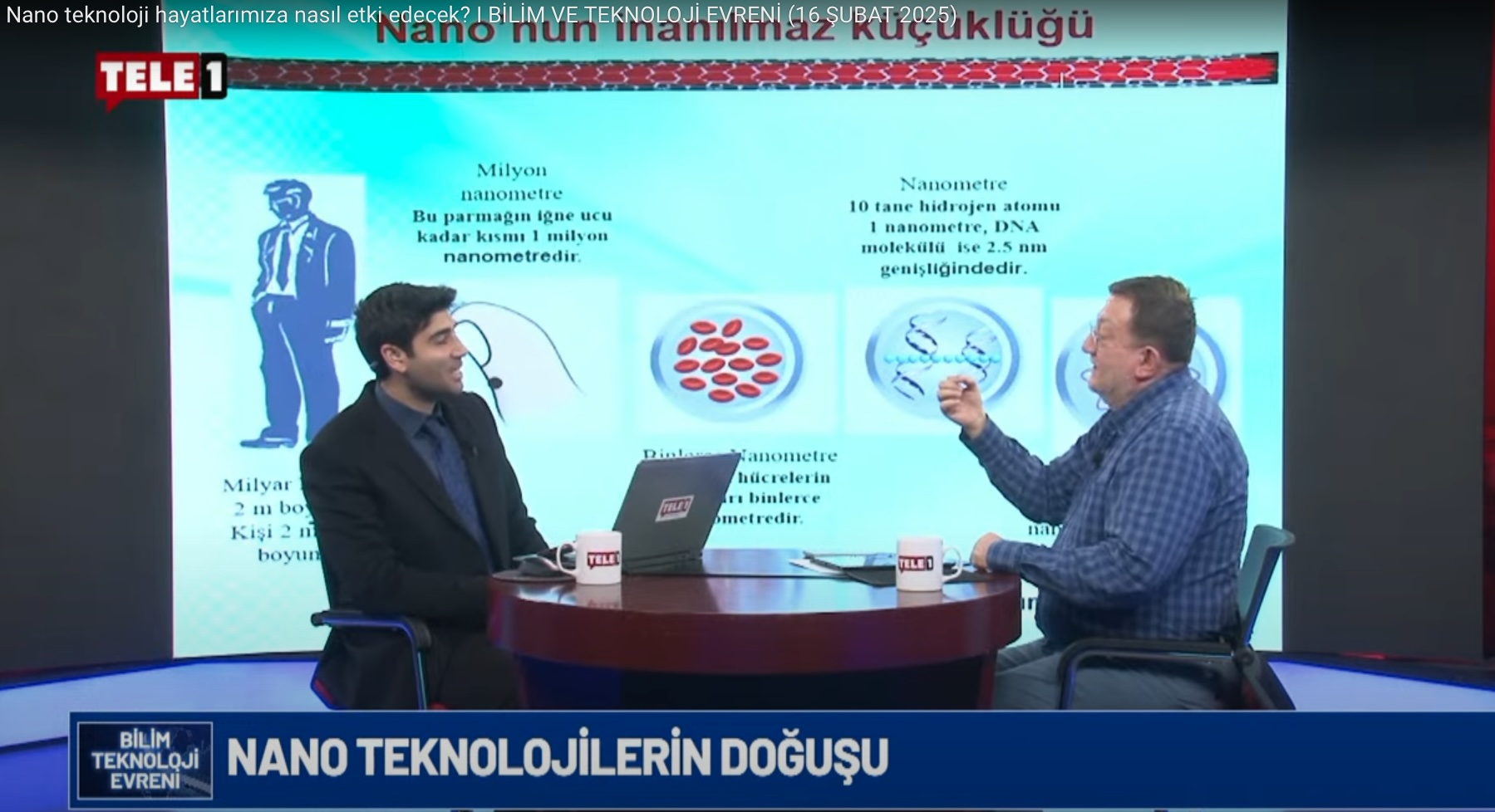 Our Prof. Oğuz Gülseren is interviewed on a national TV channel